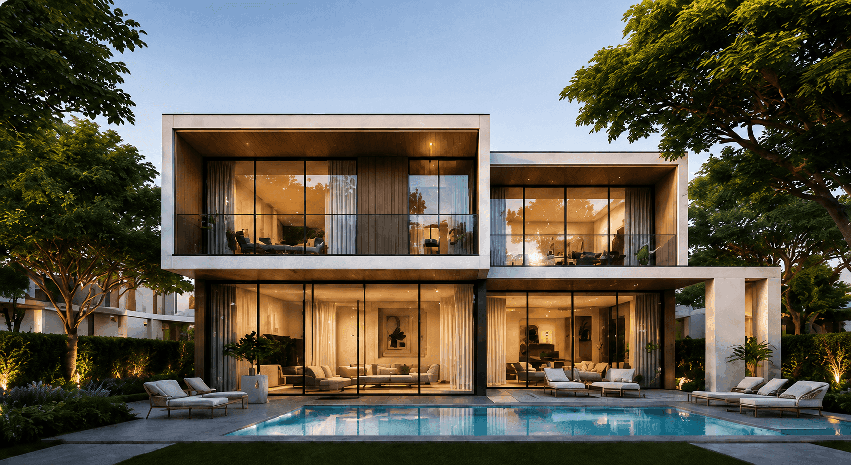 Luxury Villa Background