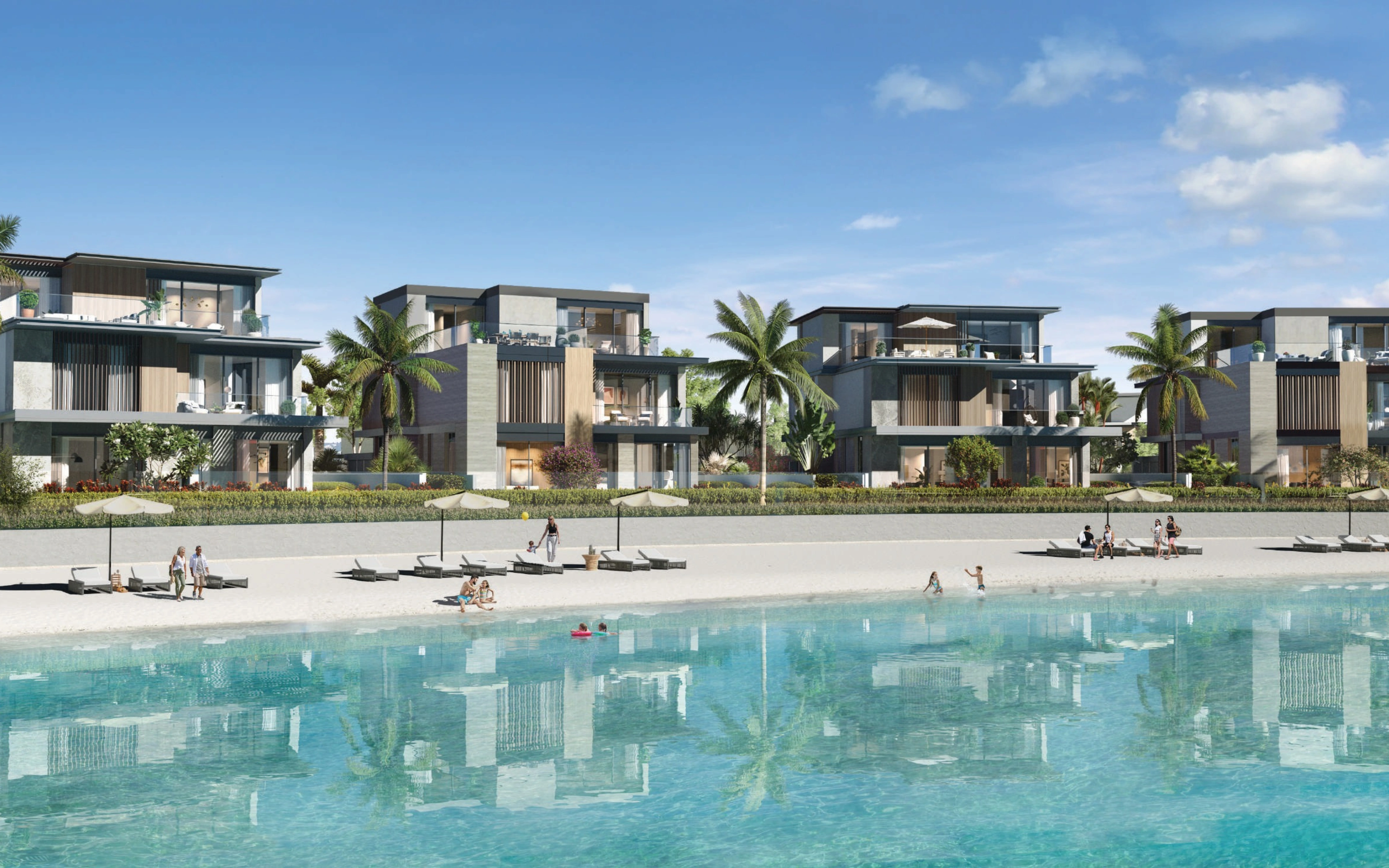 Ellington beachfront crystal lagoon luxury villas